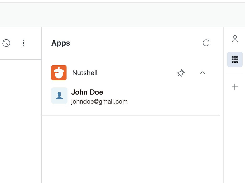 Nutshell dashboard view — CRM and Marketing app on the Zendesk Marketplace